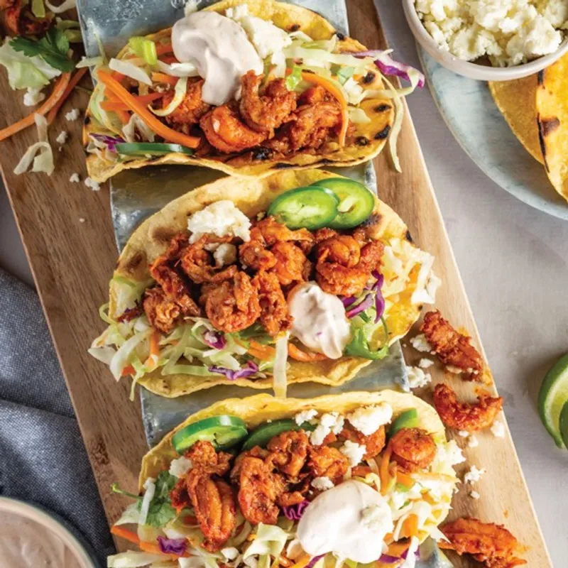 Cajun Crawfish Tacos image